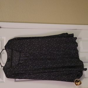 Torrid Size 6 Black & White Button Down Blouse